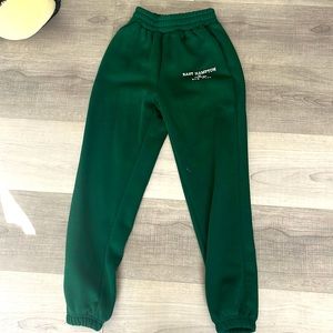 Green sweatpants. From SHEIN. Girls small